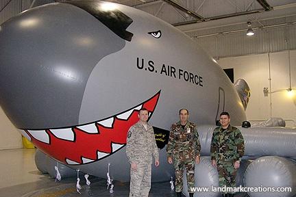 Inflatable Air Force Blimp