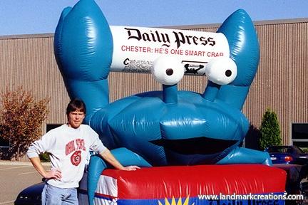 Inflatable Crab Mascot