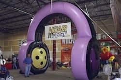 Hear it First Inflatable Headphones