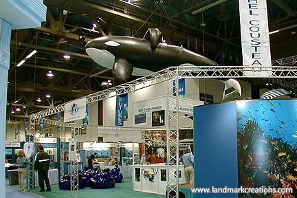 Inflatable Whale Trade Show Display