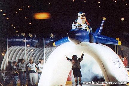 inflatable hockey tunnel