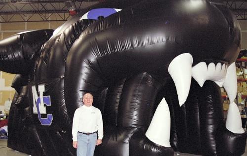 Inflatable Panther Tunnel