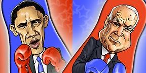 mccain obama punch bags