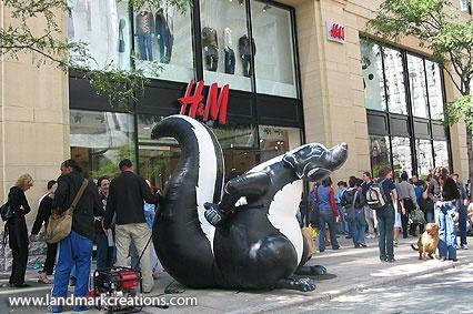 Inflatable Skunk