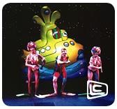 Inflatable Yellow Submarine Stage Prop