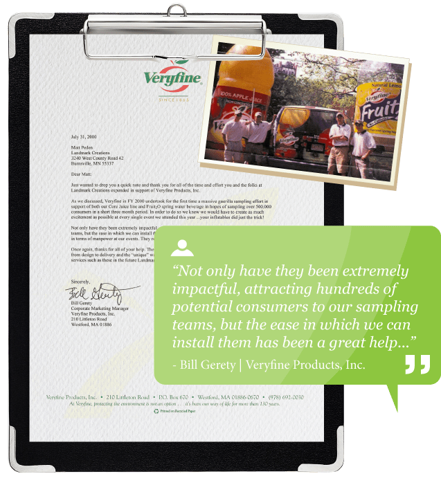 inflatable-bottles-veryfine-landmark-testimonial