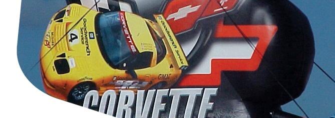 inflatable corvette logo