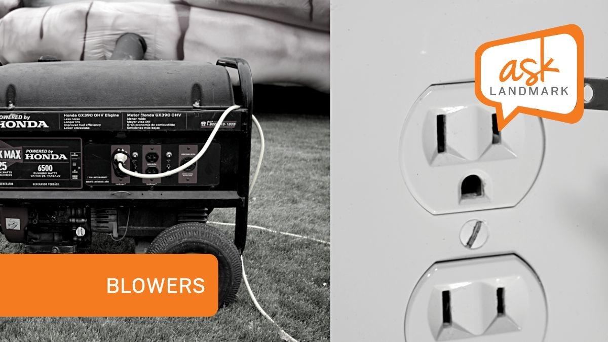 generators and outlets - electricity sources for custom inflatables