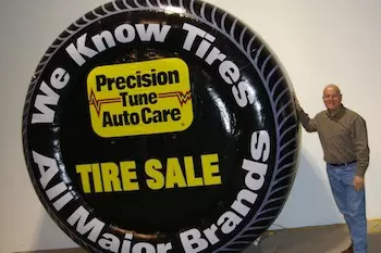 Precision Tune Auto Care Inflatable Advertising Tire