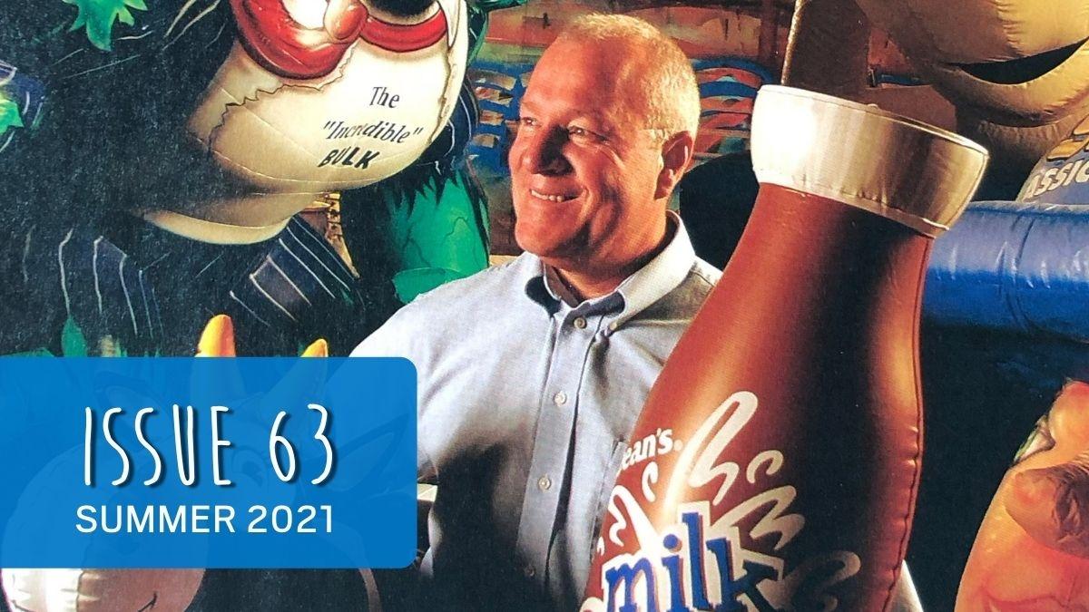 Inflatable Sea Turtle and SeaHorse Illuminated on Side of Minnesota Zoo's Drive-Thru Event at Night