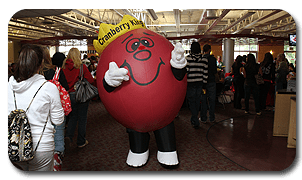 Inflatable Cranberry Costume for Rider University