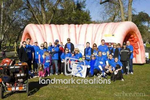 Inflatable Colon at Colon Cancer Alliance Event
