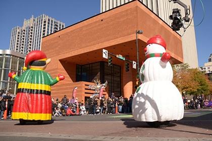 Inflatable Segwaloon at Parade