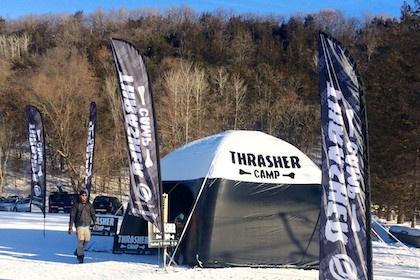 Inflatable Thrasher Snowboard AirTent