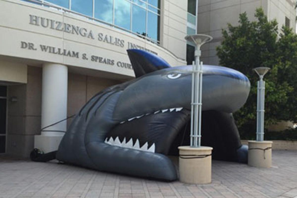 Inflatable Shark Tunnel Nova Southeastern University