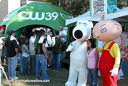CW39 Inflatable AirTent at KHCW-TV Advertising Event