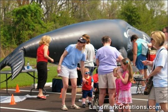 DASEF Inflatable Whale at Educational Event
